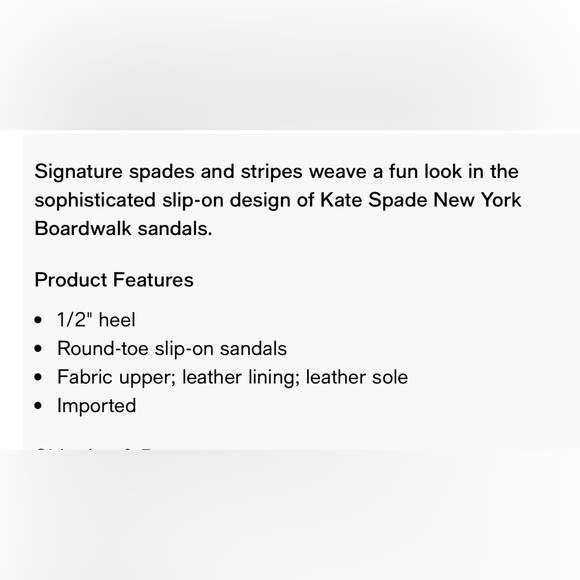 KATE SPADE Spade Flower Jacquard Leather Sandals - Picture 11 of 11